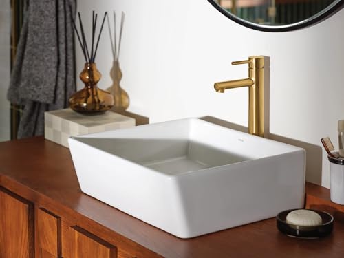 Moen Align Chrome One-Handle Single Hole Modern Vessel Sink Bathroom Faucet, 6192