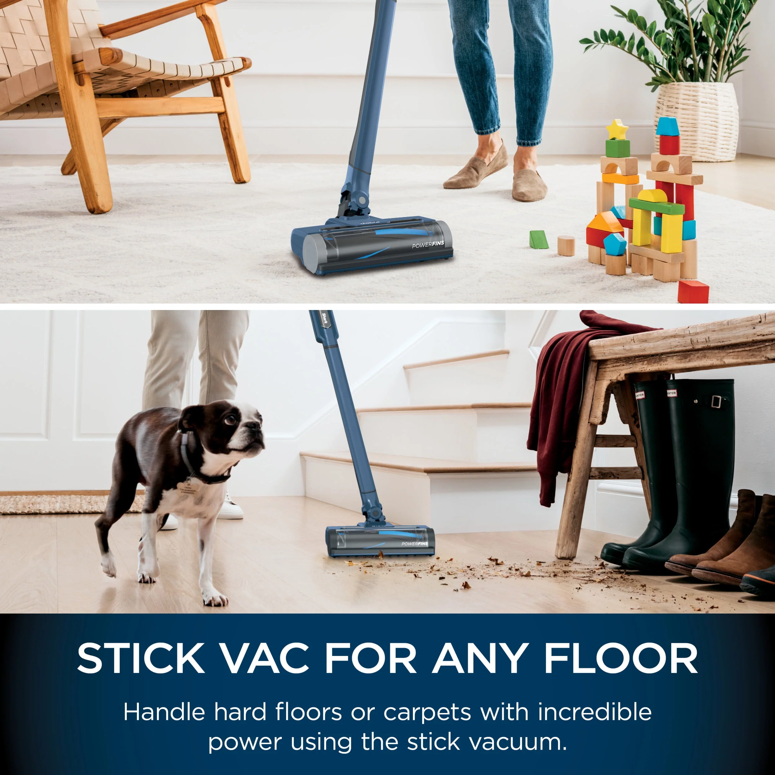 Shark WANDVAC System Ultra-Lightweight Powerful Cordless 3-in-1 Stick Vacuum Cleaner, WS630