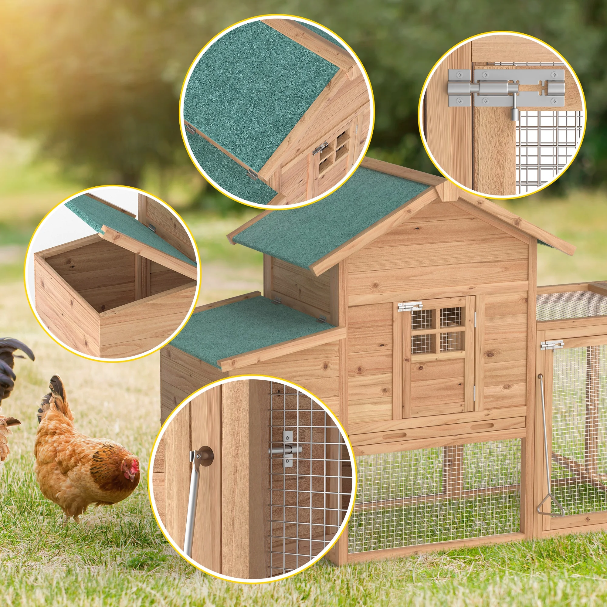 Wooden Chicken Coop