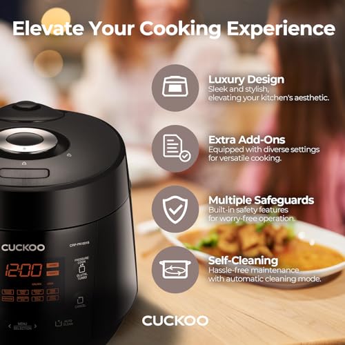 Cuckoo Electric Heating Pressure Rice Cooker CRP-P1009SW (White)