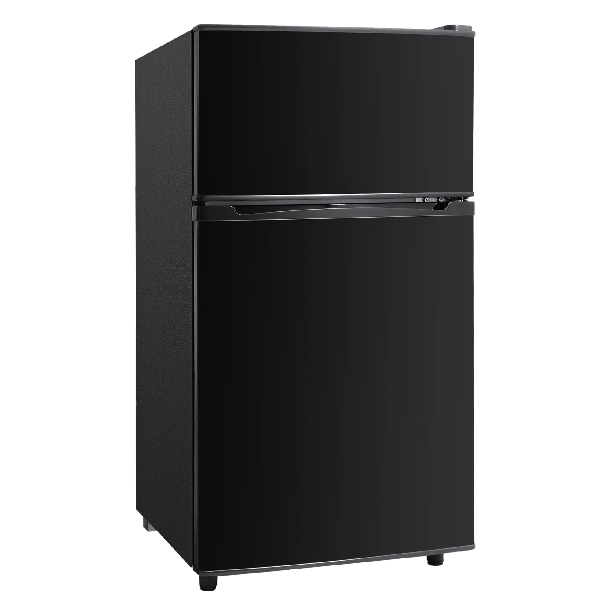 Manastin 3.5 Cu.Ft Mini Fridge with Freezer, Adjustable Thermostat, Low Noise, Removable Glass Shelves, 2 Door Small Refrigerator for Kitchen, Dorm
