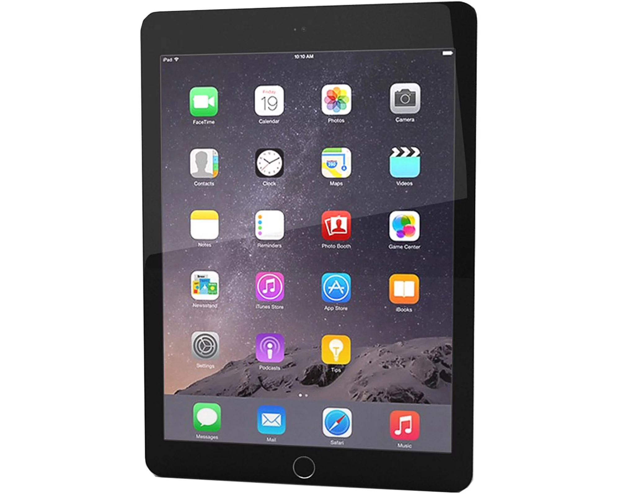 Open Box | Apple iPad Air 2 | 9.7-inch | 128GB | Wi-Fi Only | Bundle: USA Essentials Bluetooth/Wireless Airbuds, Case