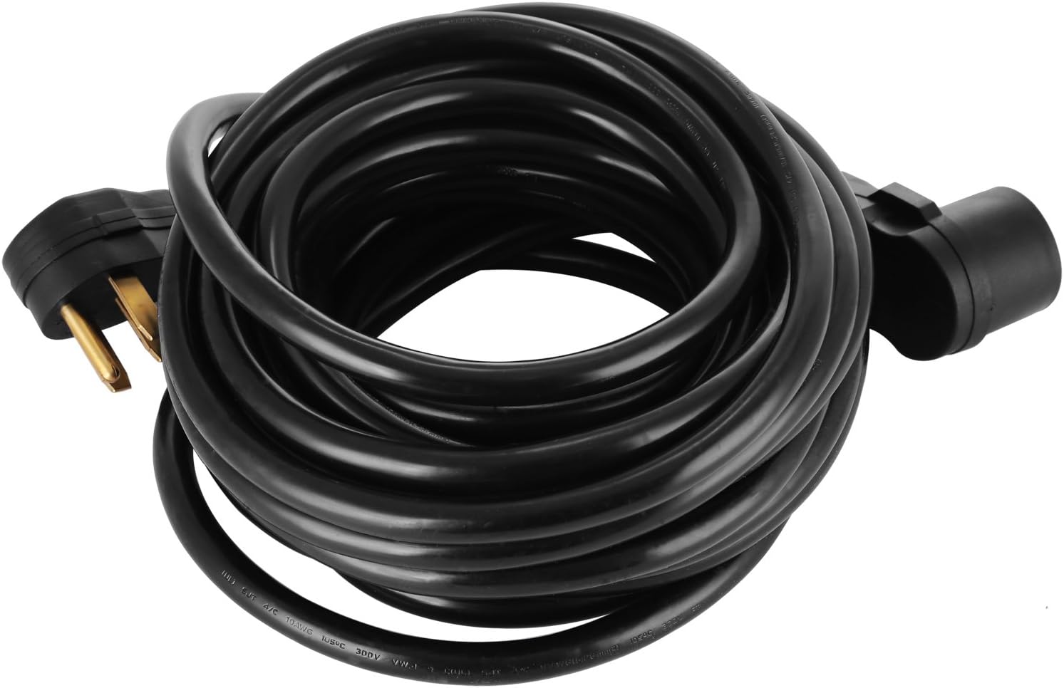 Happybuy RV Power Cord 36Ft 30 Amp RV Extension Cord AWG10 30 amp rv Extension Cord Truck Trailer Motorhome Camper RV Cord Grip Handles Camper