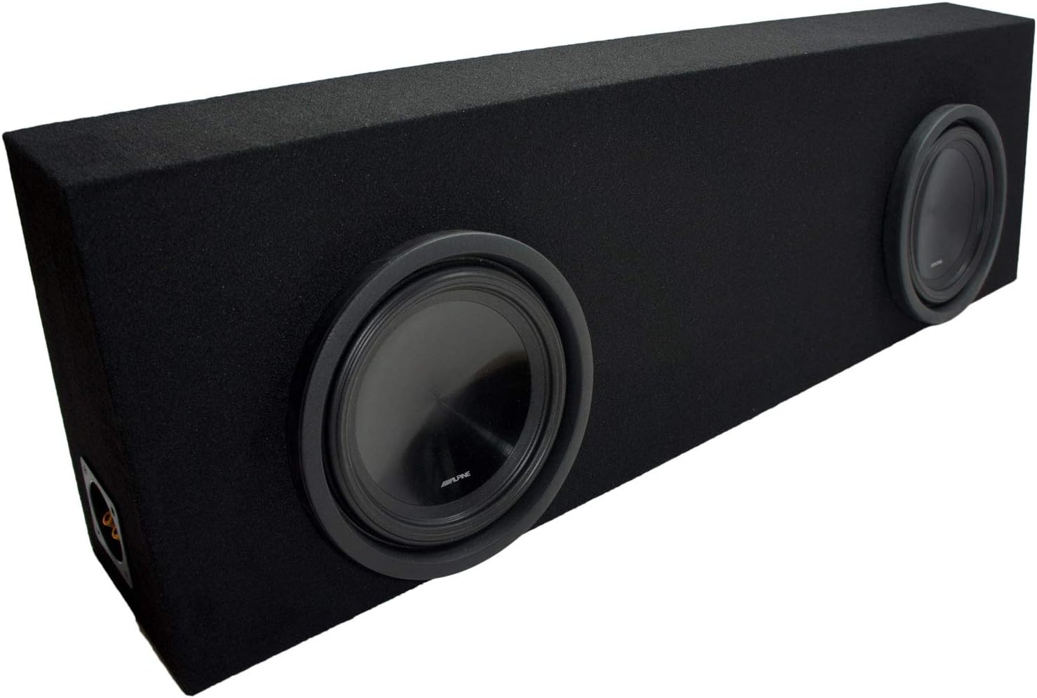 Universal Regular Cab Truck Alpine SWT-10S4 Car Audio Subwoofers Custom Dual 10" Sub Box Enclosure Package