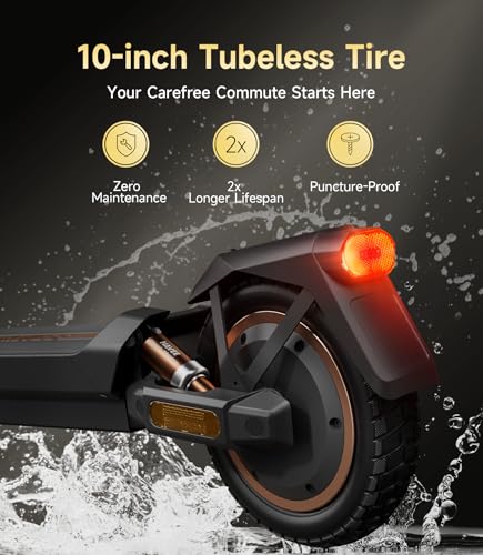 NAVEE Electric-Scooter-Adults, e Scooter GT3, Fast 20 Mph, 700w 500w Motor with Suspension, Long Range 30 Miles, 10 inch Tires All Terrain