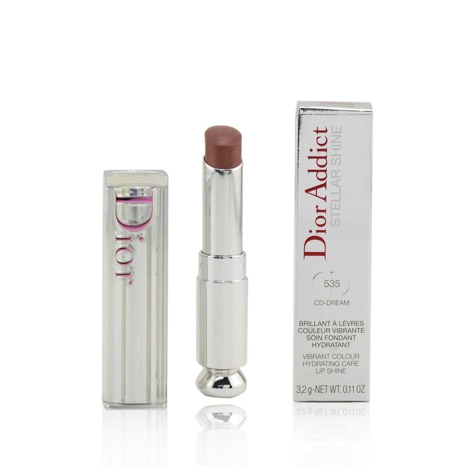 Christian Dior Dior Addict Stellar Shine Lipstick - # 639 Riviera Star (Pop Coral)  3.2g/0.11oz