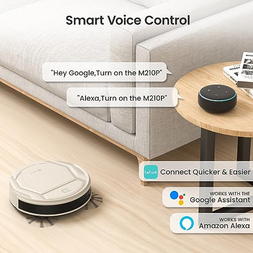 Lefant M3 Robot Vacuum, Robot Vacuum and Mop, 12000Pa Suction, Anti-Tangle Brushes, Dual Spinning Mop, Auto Mop Washing, Drying, Self-Emptying