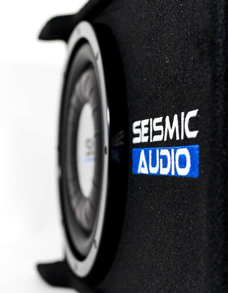Seismic Audio - SA-SSCS10 - Shallow Mount 10 Inch 500 Watt Car Truck Audio Subwoofer Enclosure for Tight Spaces