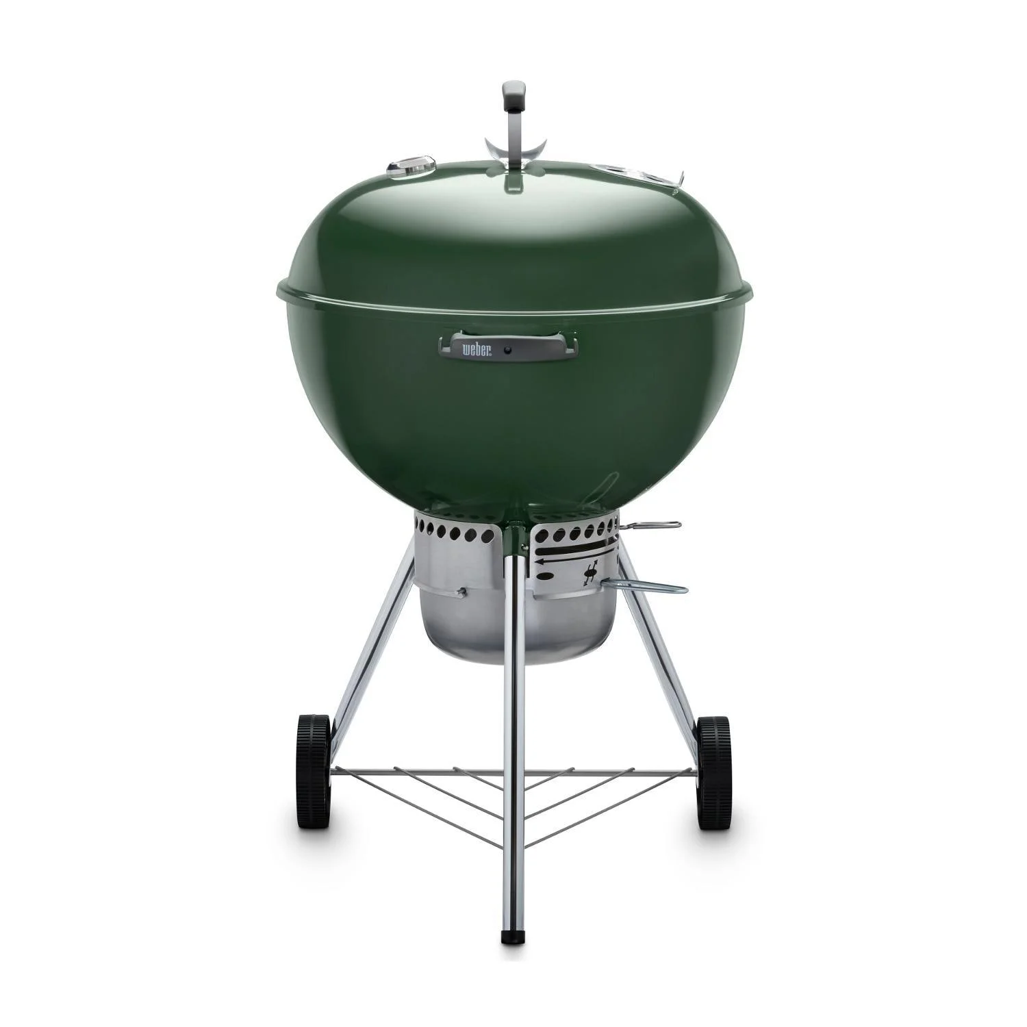 Weber Original Kettle Premium 22-Inch Charcoal Grill - Green - 14407001