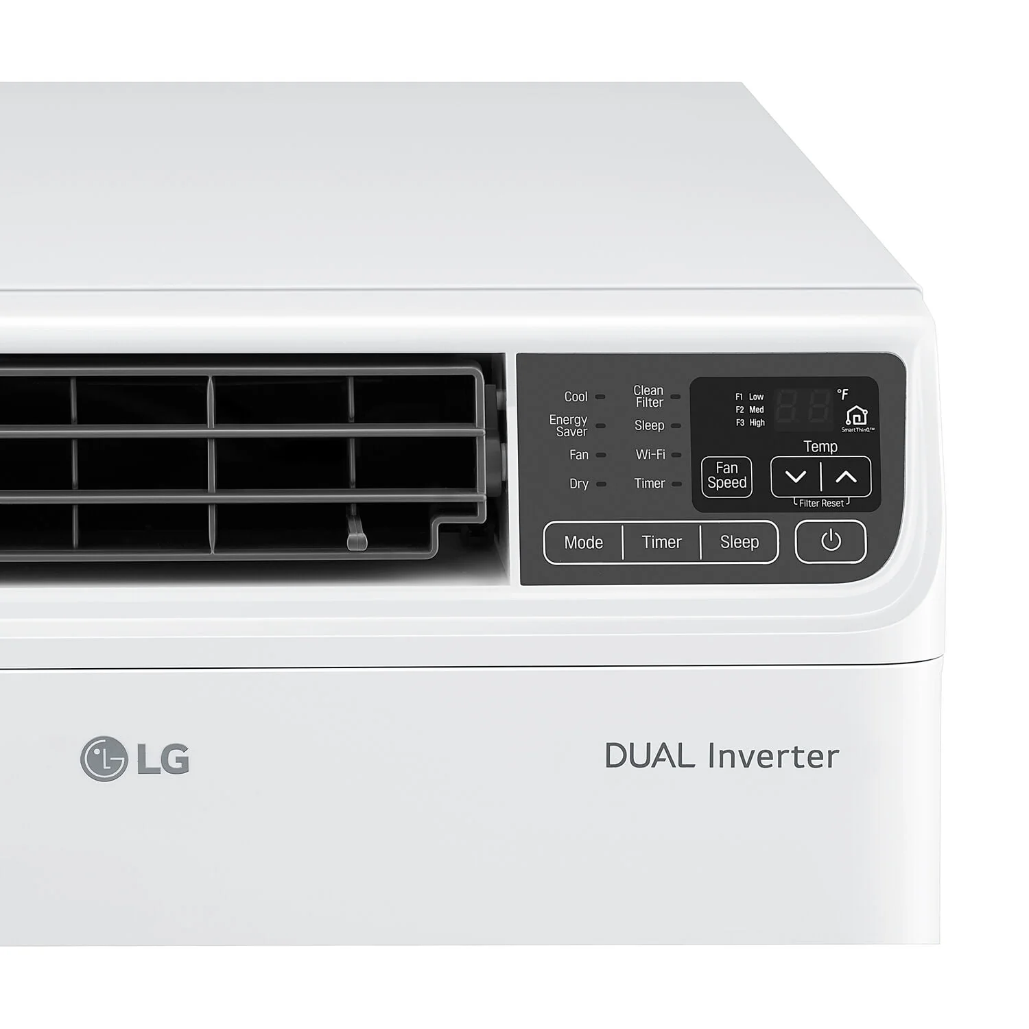 LG Energy Star 9,500 BTU 115V Dual Inverter Window Air Conditioner with Wi-Fi Control