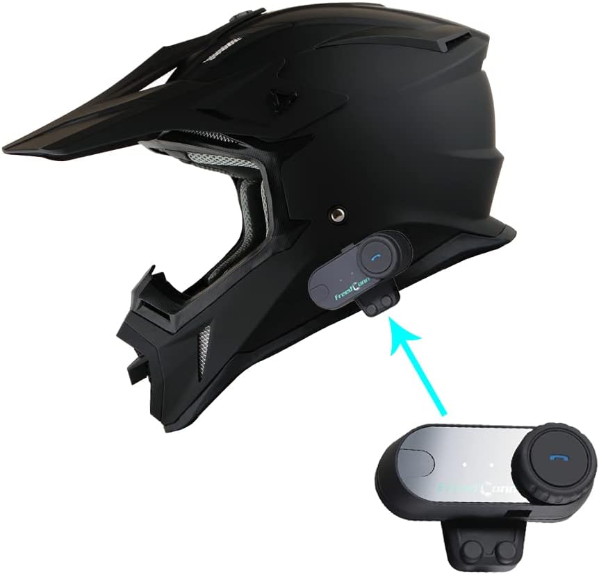 1Storm Adult Motocross Helmet BMX MX ATV Dirt Bike Downhill Mountain Bike Helmet Racing Style H637 Pack of 2