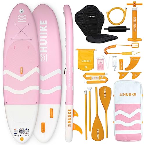 Inflatable Paddle Board for Adults with Accessories Included, Oar, Fins, Pump. Stand Up Paddleboard Great Stability and Resistance. 10’ x 33" x 5.9"