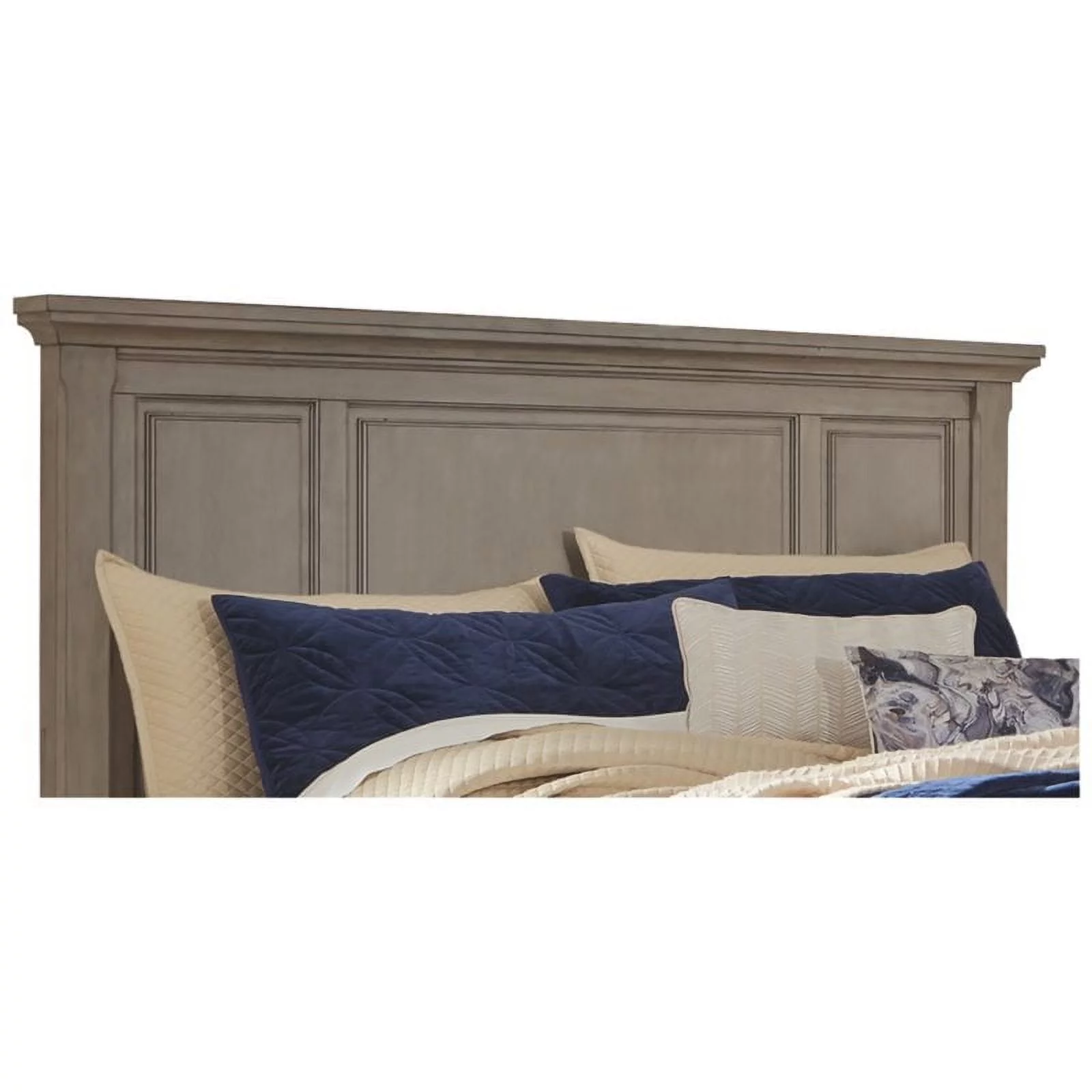Signature Design by Ashley Lettner Queen Panel Headboard in Light Gray