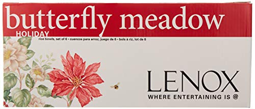 Lenox 884473 Butterfly Meadow Holiday 12-Piece Dinnerware Set