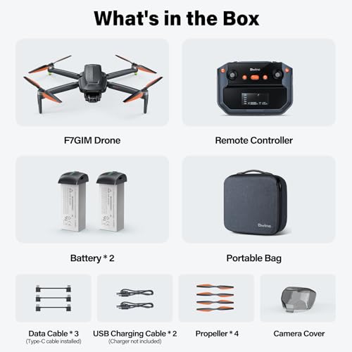 Bwine F7GIM Pro Drone with 6K UHD Camera and 3-Axis Brushless Gimbal, GPS Smart Control for Adults and Beginner, Plus 70Mins Flight Time
