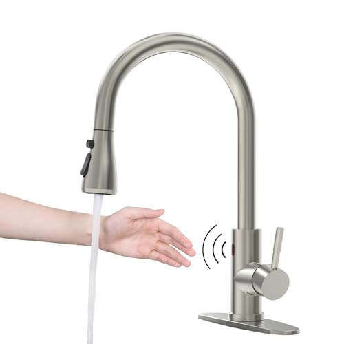 MSTJRY Touchless Kitchen Faucet with Pull-Down Sprayer