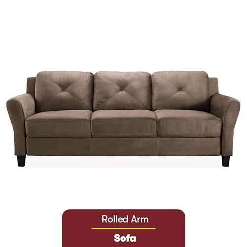 Lifestyle Solutions Harrington Loveseat, Black
