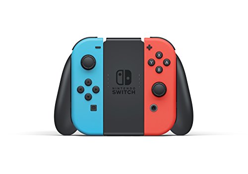 Nintendo Switch Gaming Console with Neon Blue/Neon Red Joy-Con and Signature Series Multi-Player Bundle