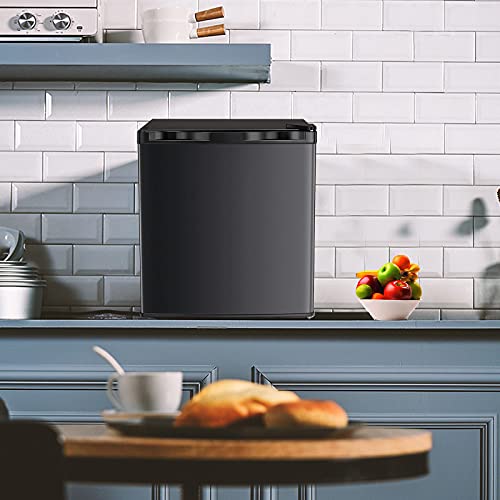 LHRIVER Mini Freezer Compact Upright Freezer, Small Freezer, Removable Shelves, Adjustable Thermostat Low Noise Mini Freezers for Bedroom, Apartment