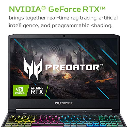 Acer Predator Helios 300 Gaming Laptop, Intel i7-10750H, NVIDIA GeForce RTX 2060 6GB, 15.6" Full HD 144Hz 3ms IPS Display, 16GB Dual-Channel DDR4