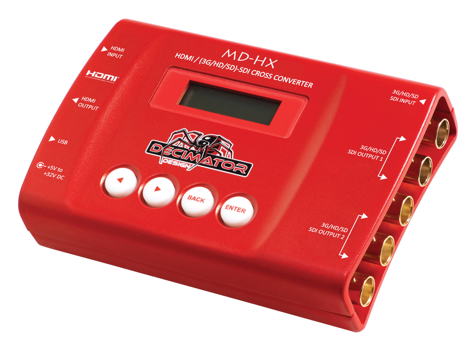 Decimator MD-HX HDMI and SDI Cross Converter with Scaling u0026 Frame Rate