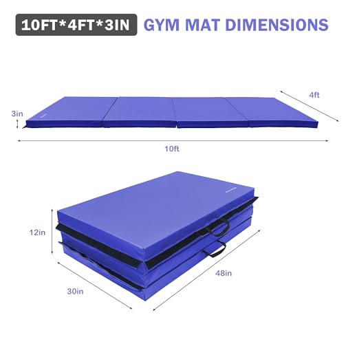 Extra Thick Folding Exercise Gymnastics Mat