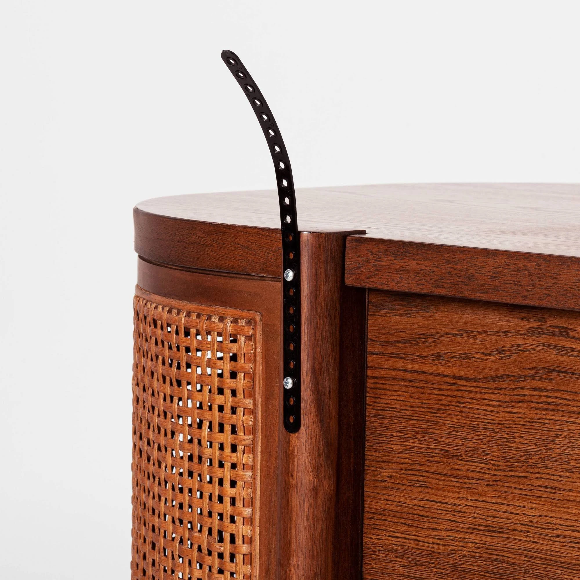 Portola Hills Caned Desk Walnut - Threshold Designed with Studio McGee