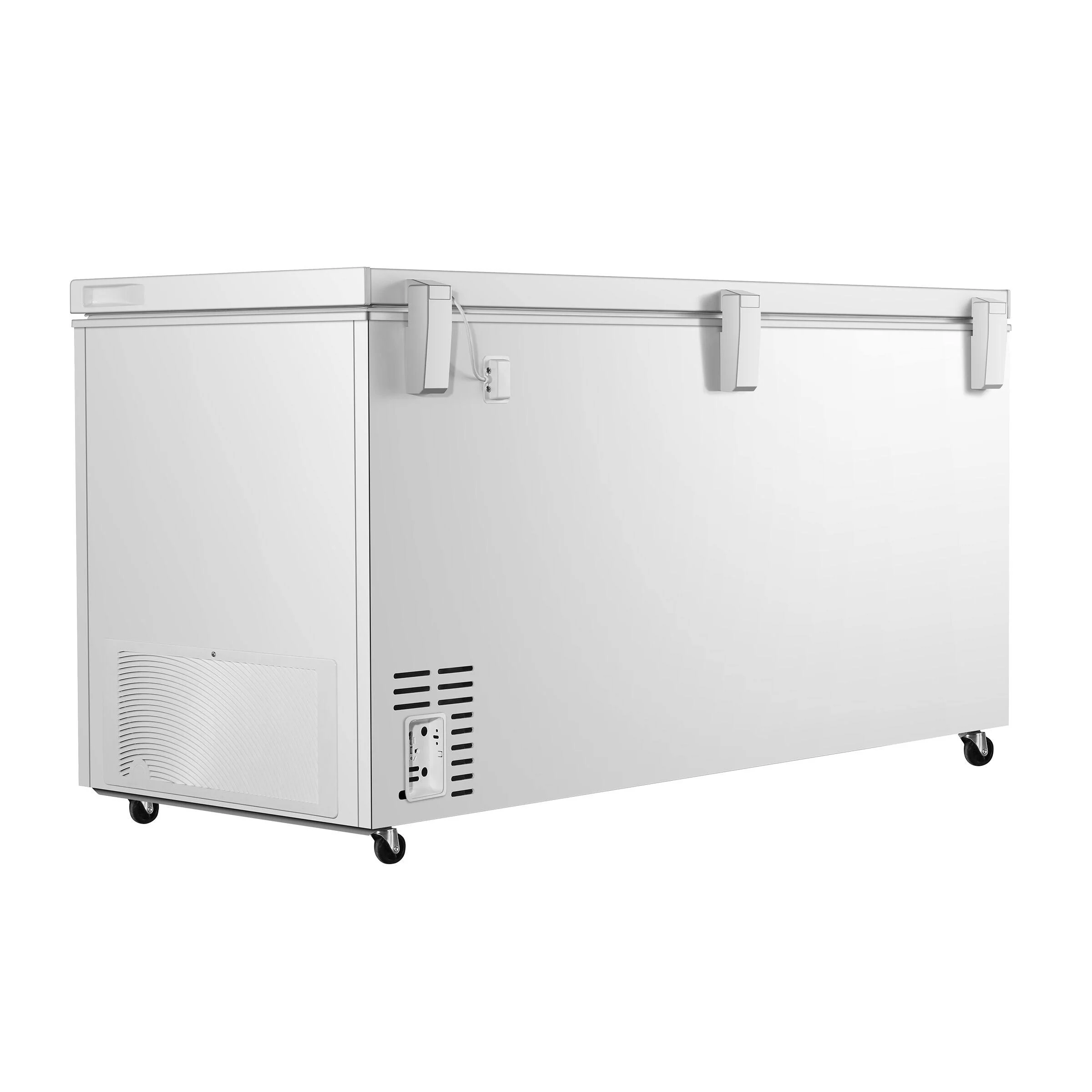 HISENSE 17.7 CU FT. WHITE CONVERTIBLE CHEST FREEZER OR FRIDGE WITH CASTER WHEELS - FC18D6CWD