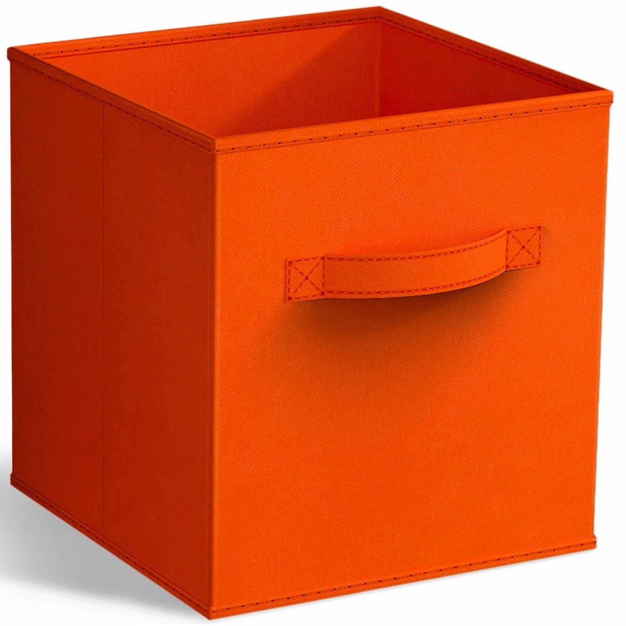 11Foldable Storage Cube Basket, 1-Pack Lightweight Bin Organizer 7 Colors for Bedroom, Living Room, Office, Kitchen