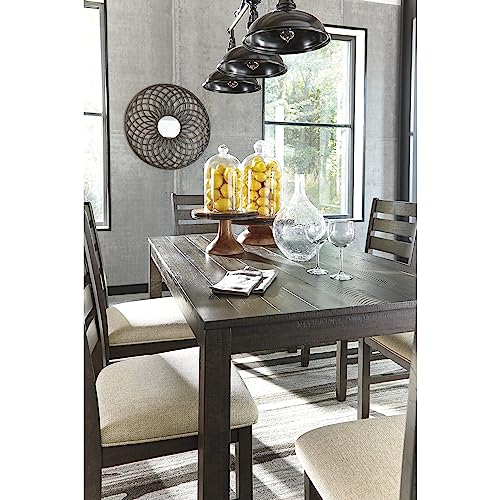 Signature Design by Ashley Caitbrook Rustic 7 Piece Dining Set, Include Table and 6 Chairs, Gray