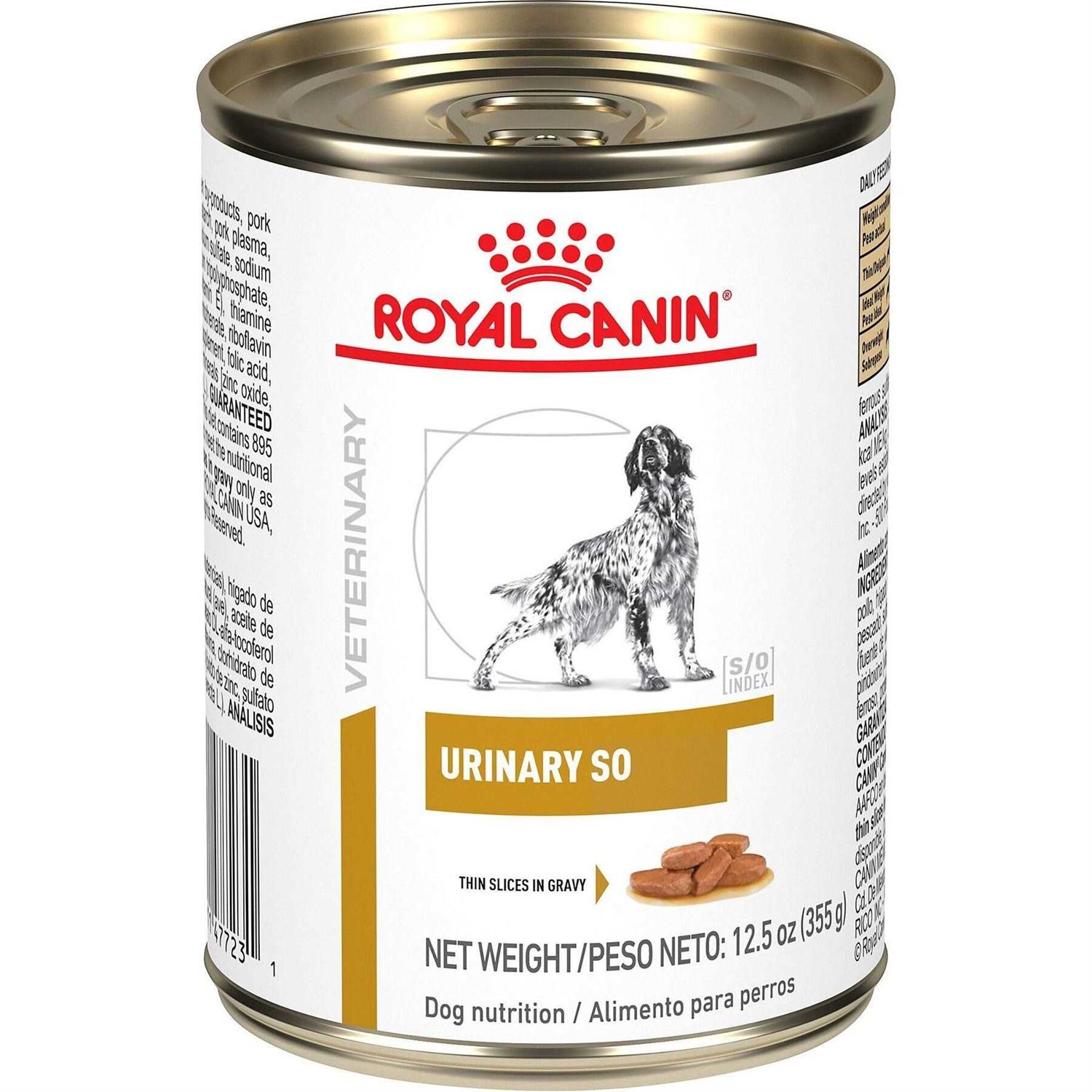 Royal Canin Veterinary Diet Urinary SO Thin Slices in Gravy Canned Dog Food - Pet Supplies online store