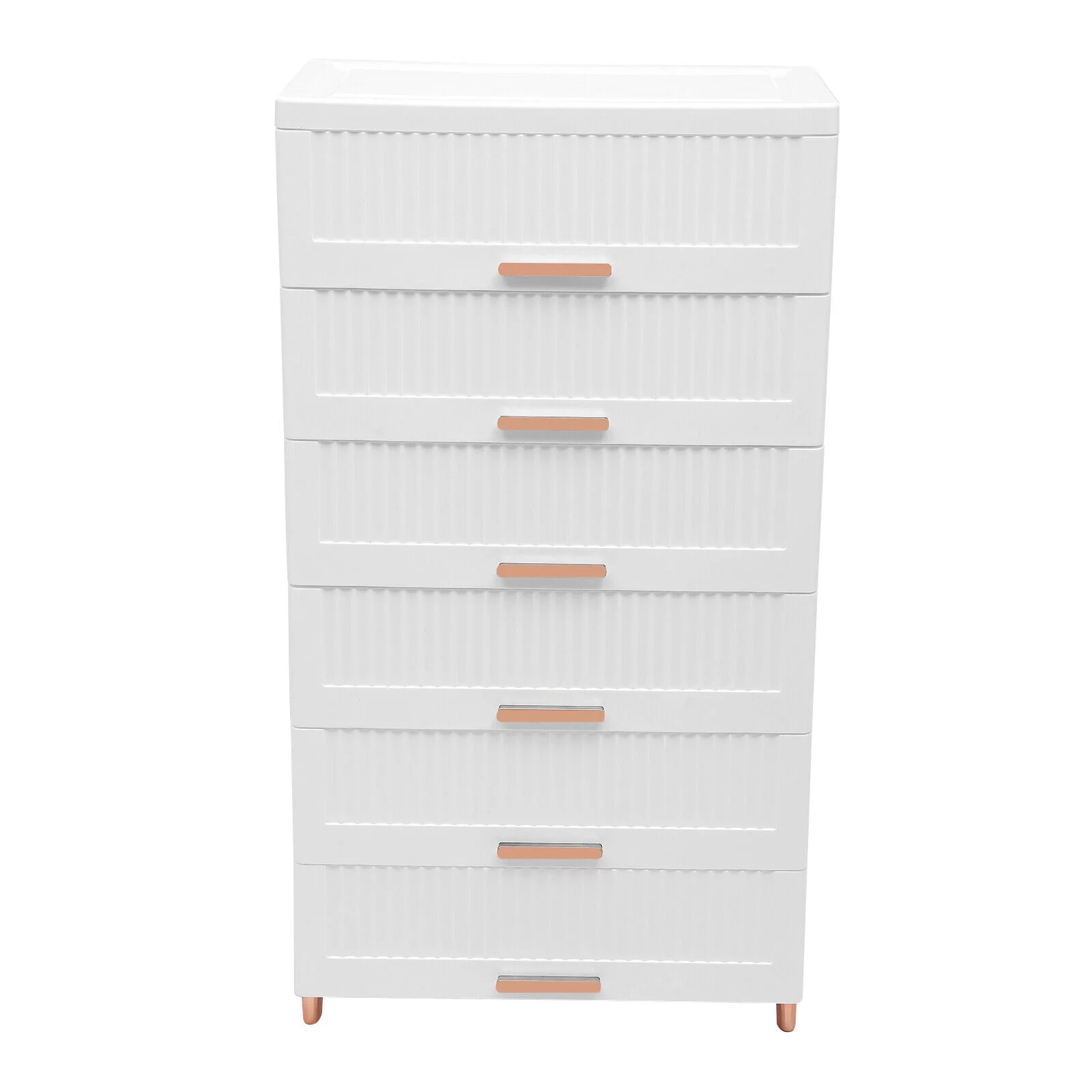 6-Drawer Chest Dresser Storage Tower Closet Organizer Bedroom Plastic White
