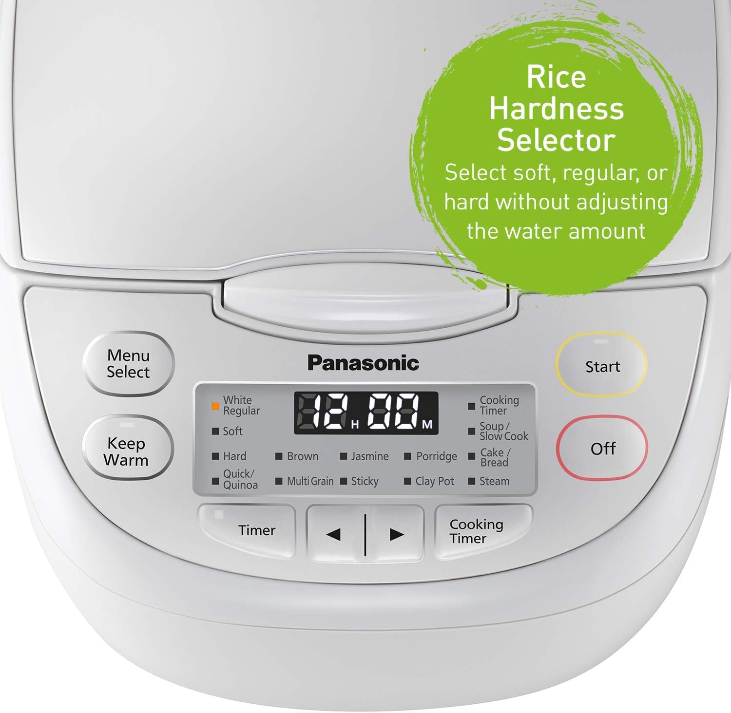 Panasonic SRCN188 10 Cup Multi-Function Rice Cooker/Warmer, White