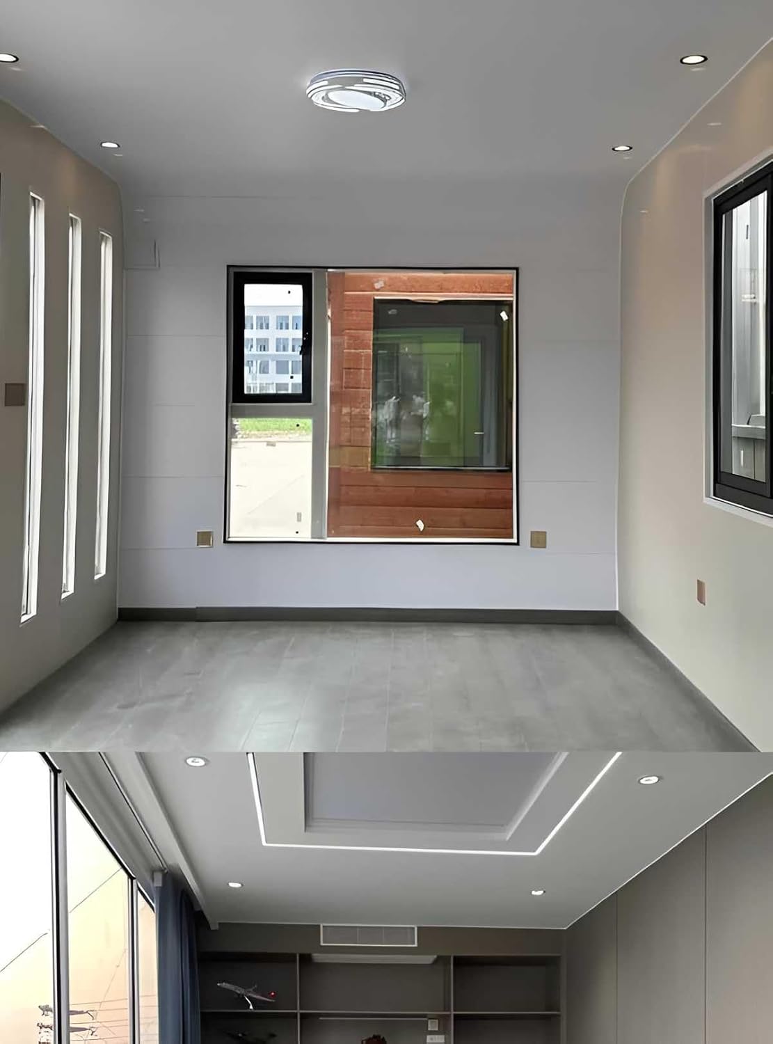 Detachable luxury 2 Story Pod House Fullyfurnished, Space Apple cabin house capsule tiny house with Kitchen and Bathroom.