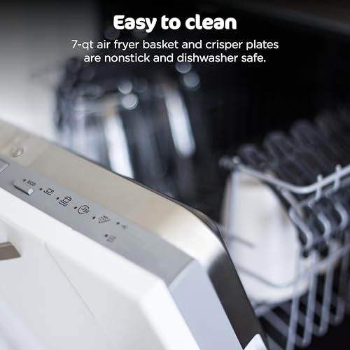 Ninja DZ401 Foodi 10 Quart 6-in-1 DualZone XL 2-Basket Air Fryer with 2 Independent Frying Baskets, Match Cook & Smart Finish to Roast, Broil