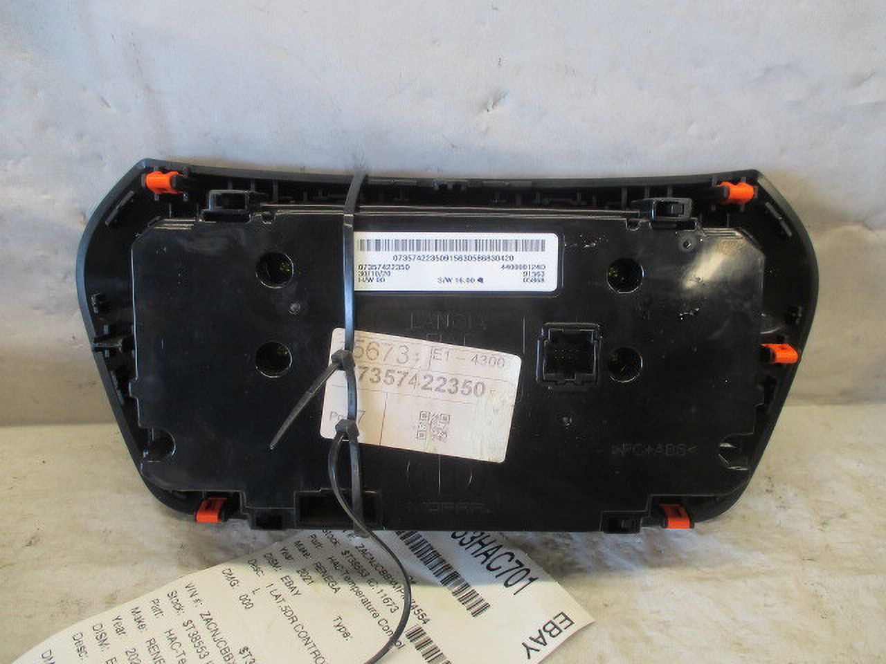 Pre-Owned 2021 2022 Jeep Renegade Radio Control Panel OEM - Verify Specific Vehicle Fitment In Description - (Good)
