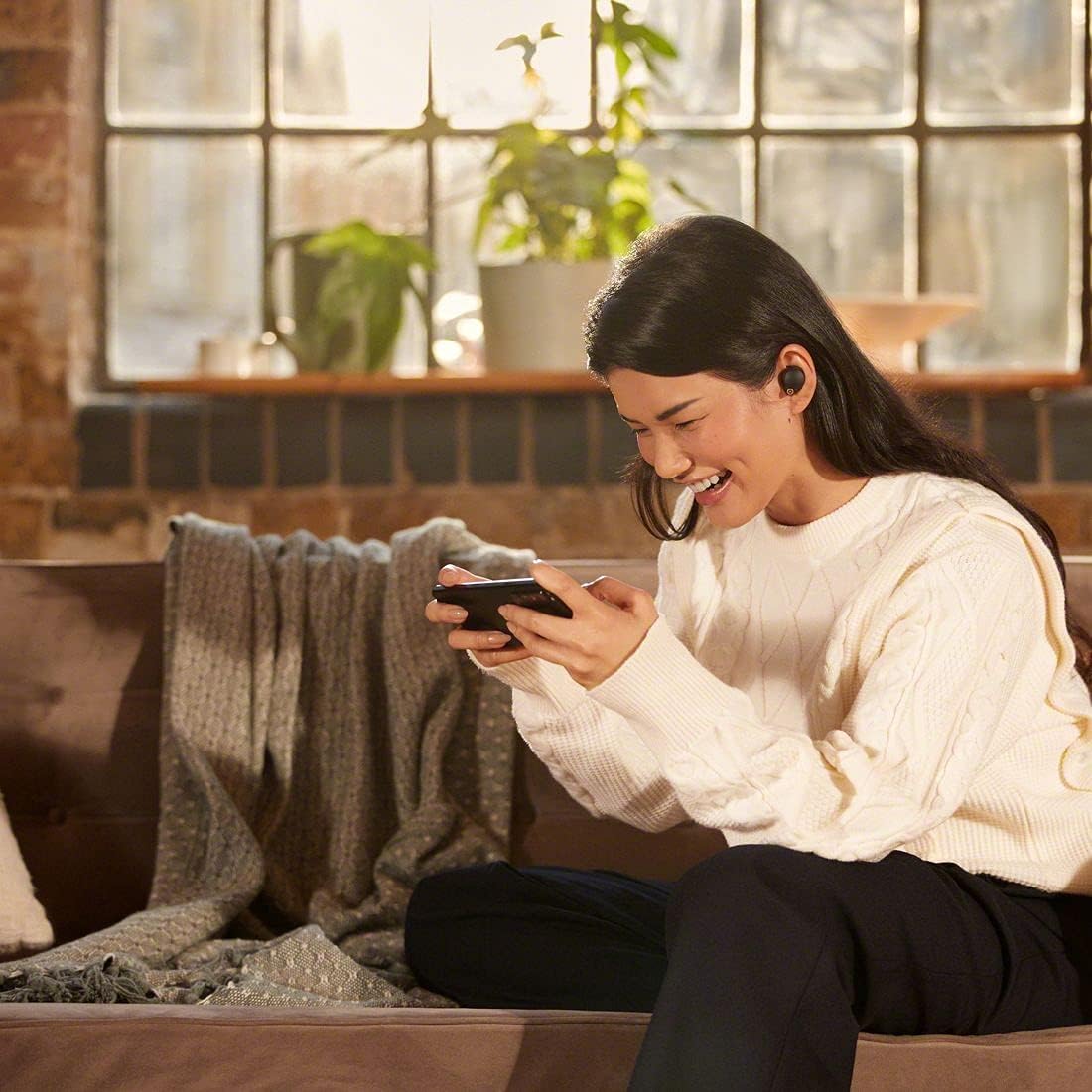 Sony WF-1000XM4 Truly Wireless Noise Cancelling Headphone - Optimised for Alexa and Google Assistant - with Built-in mic for Calls
