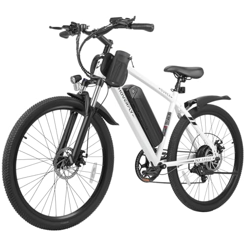 HOVERFLY OUREA 26" Electric Bike for Adults, 750W Peak Motor Mountain Ebike, 20MPH Up to 40 Miles, UL2849 Certified, 7-Speed, Removable Battery