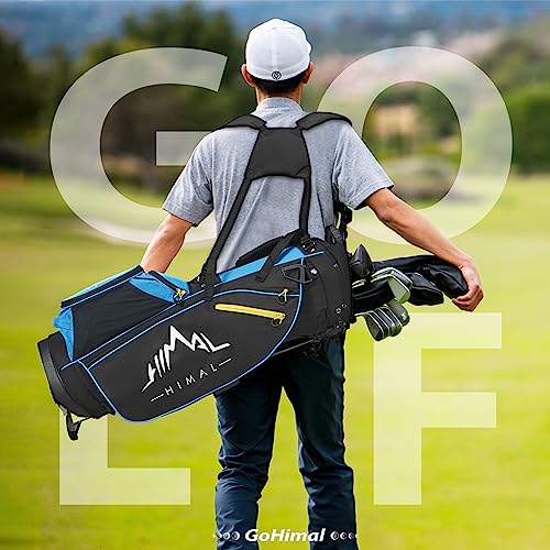 14-Way Golf Stand Bag, Golf Bag with Stand - Lightweight Durable Club Bag for Men & Women