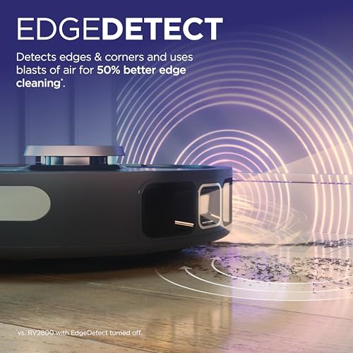 Shark RV2820AE Detect Pro Self-Empty Robot Vacuum with Bagless, 60-day Capacity HEPA Base, 3 Detect & React Technologies