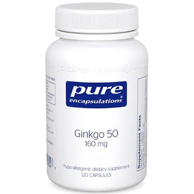 Pure Encapsulations Ginkgo 50 120c - Kansas Nuitrition - HNZSDS