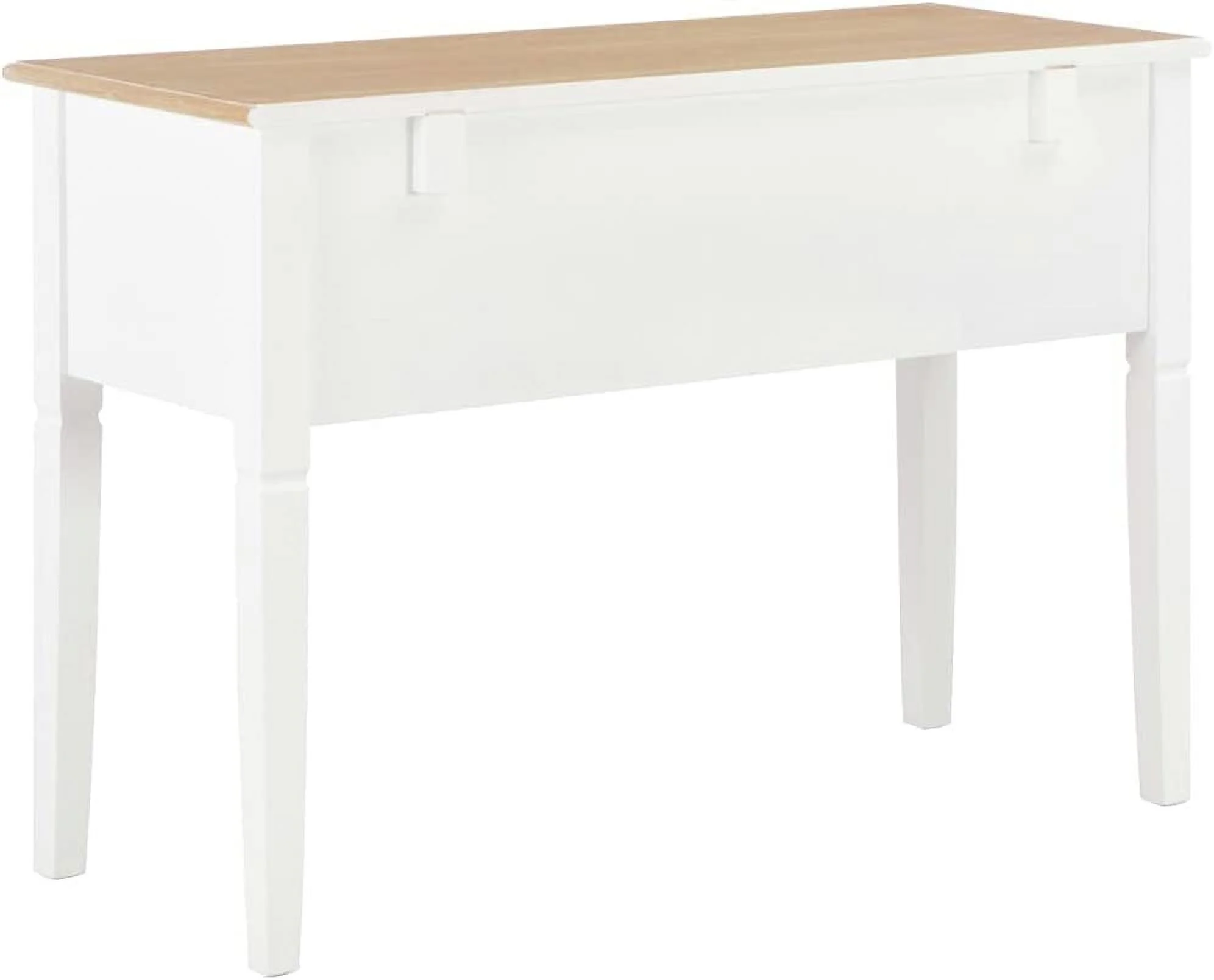 KHBIULIFE Writing Desk with 5 Drawers | Modern Dressing Table Vanity Table Makeup Table Vanity Desk for Bedroom | Wooden Writing Workstation Table