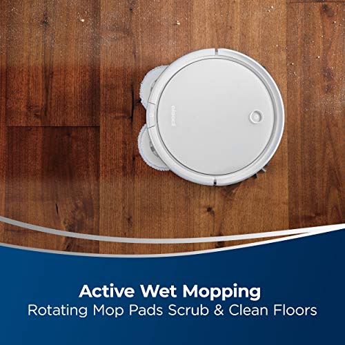 BISSELL SpinWave Expert Wet and Dry Robot Vacuum, WiFi Connected with Structured Navigation - Smart Home Appliances