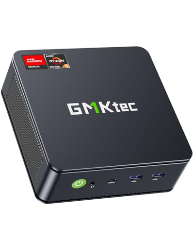 GMKtec Gaming PC, K11 AMD Ryzen 9 8945HS(8C/16T, Up to 5.2GHz), 32GB DDR5 RAM 1TB Mini PC Desktop Computer, Oculink, Dual NIC 2.5GbE LAN