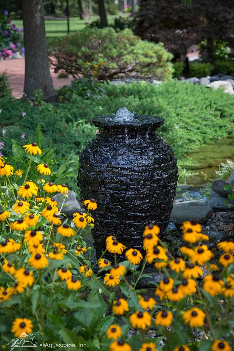 Aquascape 98940 Large Stacked Slate Urn