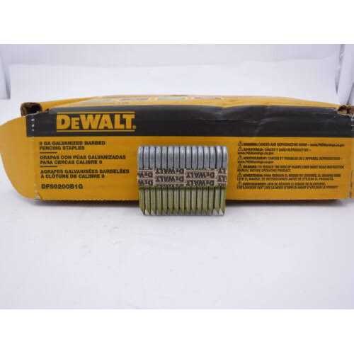 DeWalt 9 GA Galvanized Barbed Fencing Staples DFS9200B1G - Shop Hardware Tools Online Store