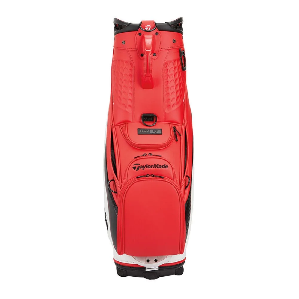 TaylorMade Tour Staff Golf Bag - Red/Black/White - New 2023