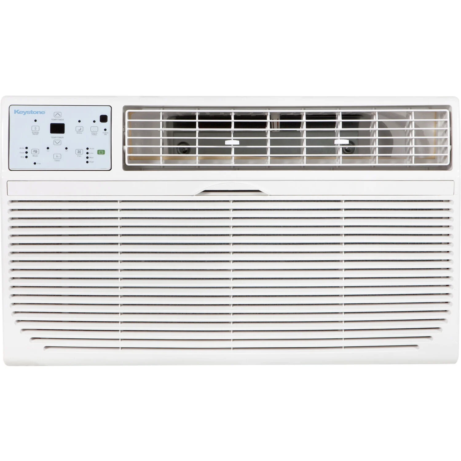 Keystone 12,000 BTU 550 Sq. ft. Through-the-Wall Air Conditioner Supplemental Heat Capability, White