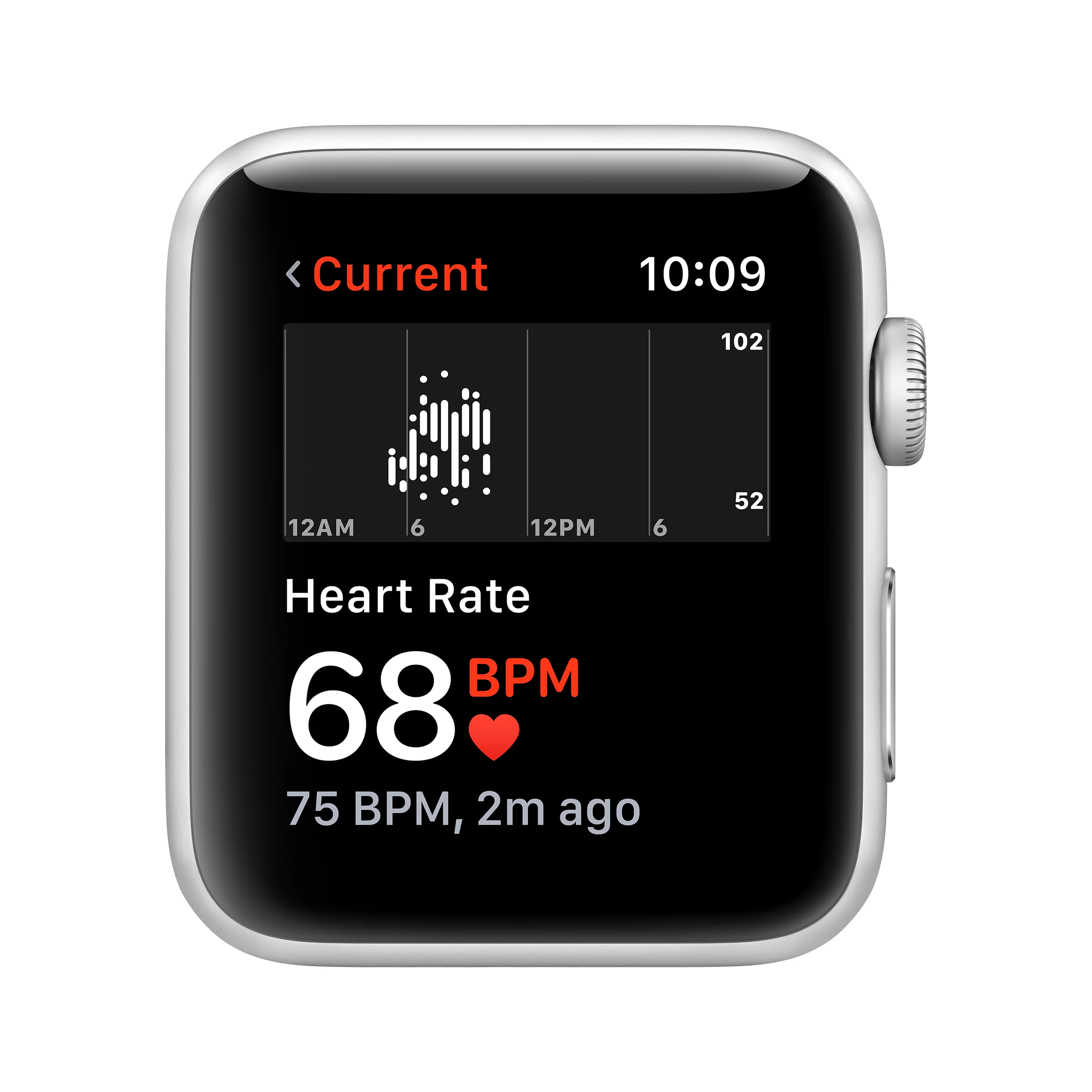 Apple Watch Series 3 GPS Silver - 42mm - White Sport Band