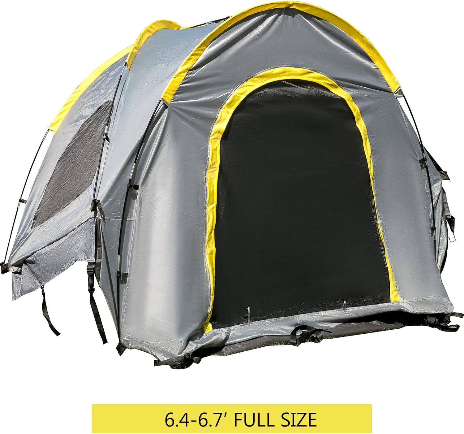 VEVOR Truck Tent 6.4'-6.7' Truck Bed Tent, Full Size Pickup Tent, Truck Camper, 2-Person Sleeping Capacity, 2 Mesh Windows